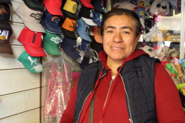 María Guadalupe Piña, comerciante de Ojuelos. Fotografía: Iván Serrano Jauregui