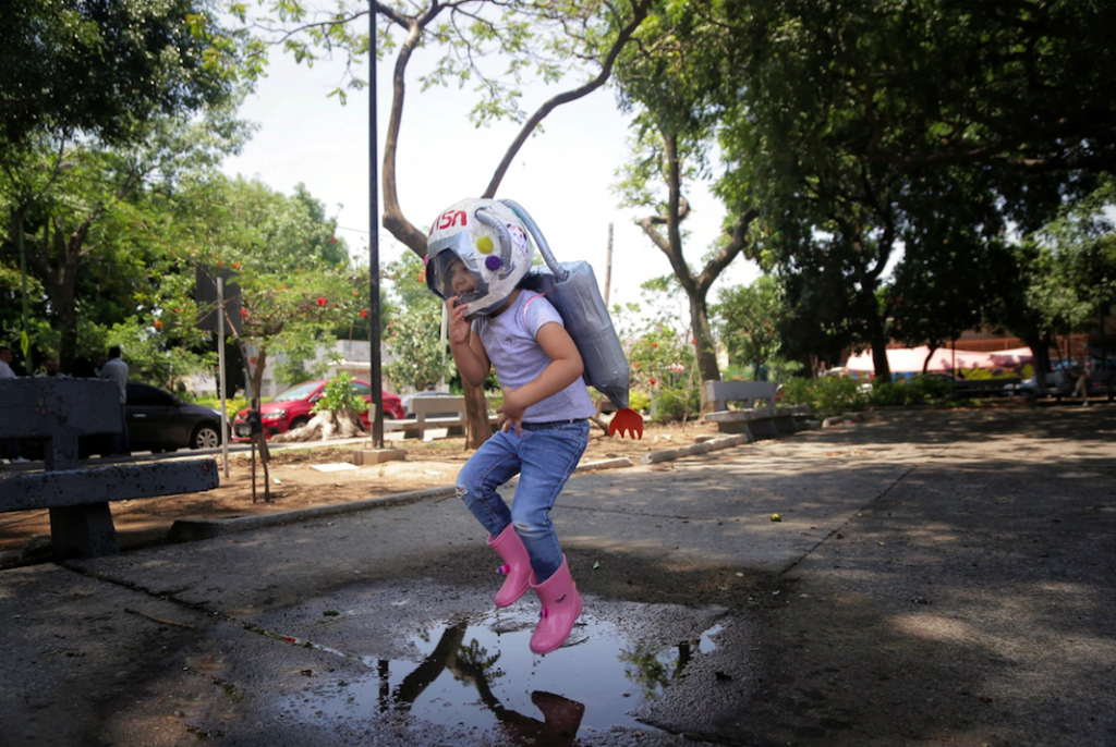 Sanduri, la astronauta. Fotografía: Alejandra Leyva