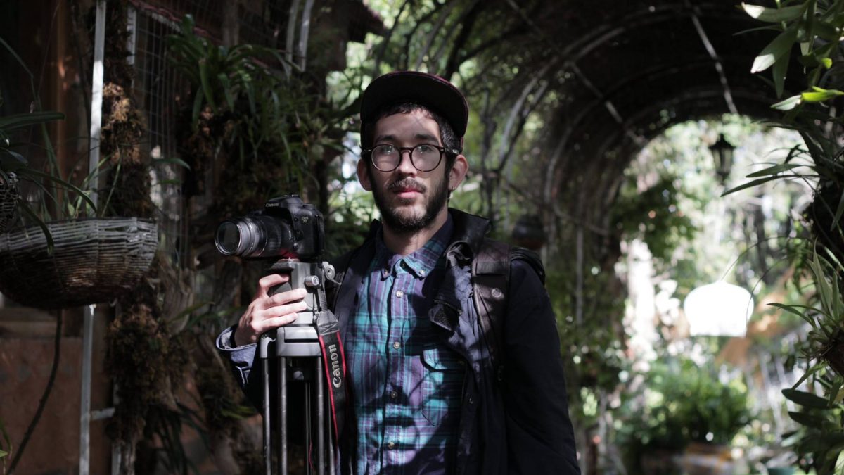 Daniel Hernández, cineasta del DIS-CUAAD. Fotografía: Cortesía