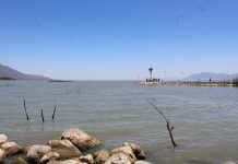 Lago de Chapala, desde Jocotepec. Fotografía: Iván Serrano Jauregui