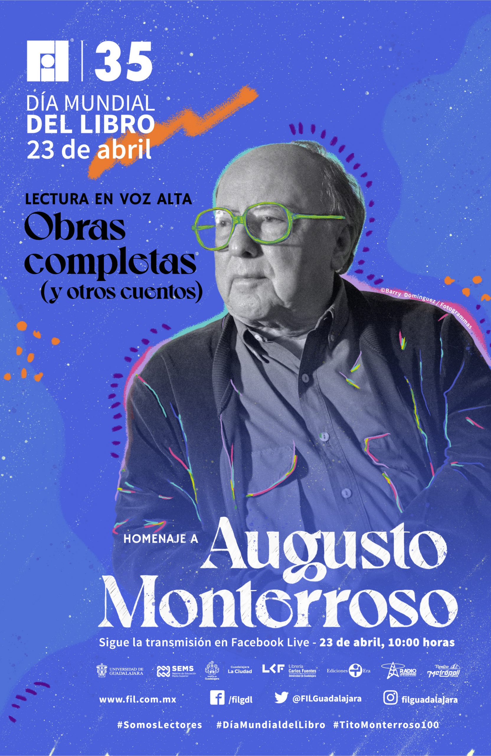 Maratón de lectura en voz alta de la obra de Augusto Monterroso