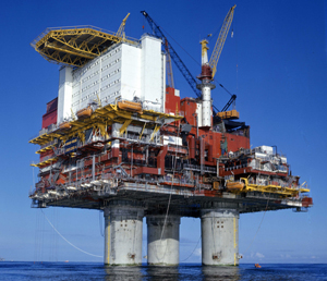 File photo of oil platform Statfjord A in the Norwegian sector of the North Sea