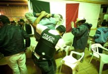 Un operativo con aspavientos