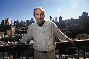 File photo of author Philip Roth in New York