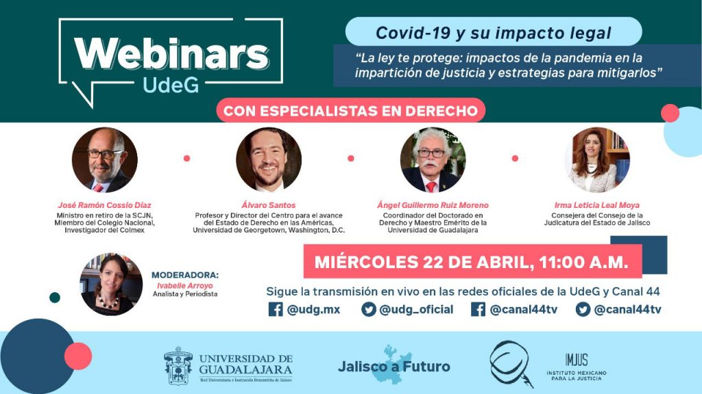 Analizarán impacto del Covid-19 en la impartición de justicia - Gaceta UDG