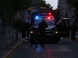 Policías en las calles del Centro de Guadalajara