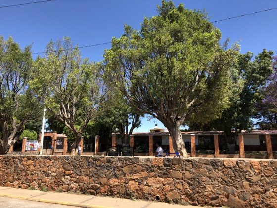 Plaza Cívica del Viejo Panteón y la Escuela Primaria. Fotografía: Iván Serrano Jauregui