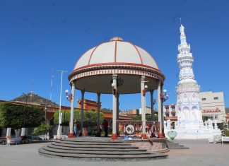 Plaza principal de Jamay. Fotografía: Iván Serrano Jauregui