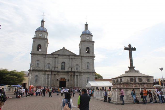 Atrio del Templo de San Juan Bautista, en Tuxpan. Fotografía: Iván Serrano Jauregui