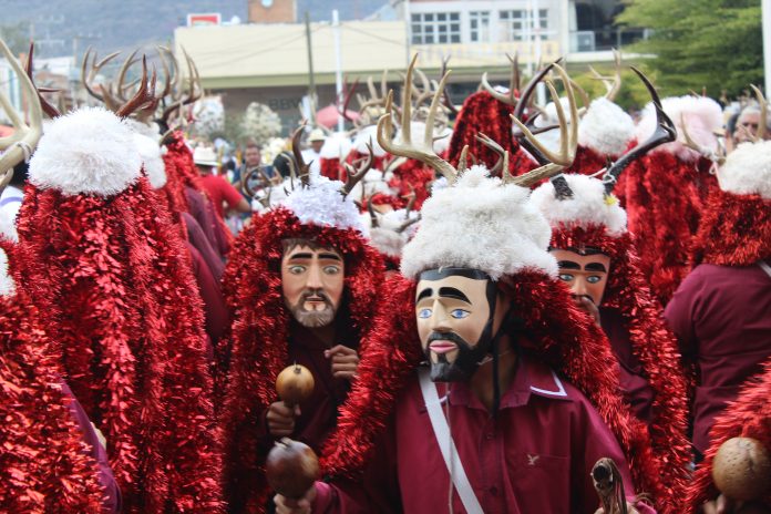 Fiesta de San Sebastián con chalacayotes en Tuxpan. Fotografía: Iván Serrano Jauregui