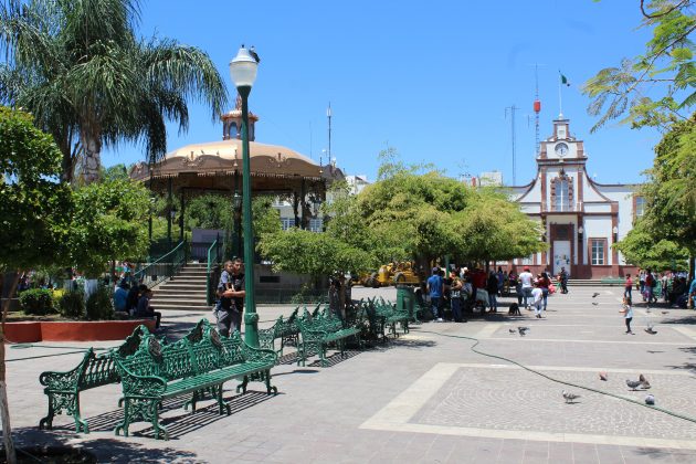 Plaza principal de Jocotepec. Fotografía: Iván Serrano Jauregui