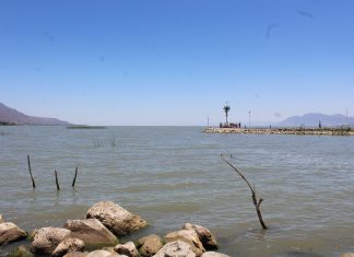 Lago de Chapala, desde Jocotepec. Fotografía: Iván Serrano Jauregui