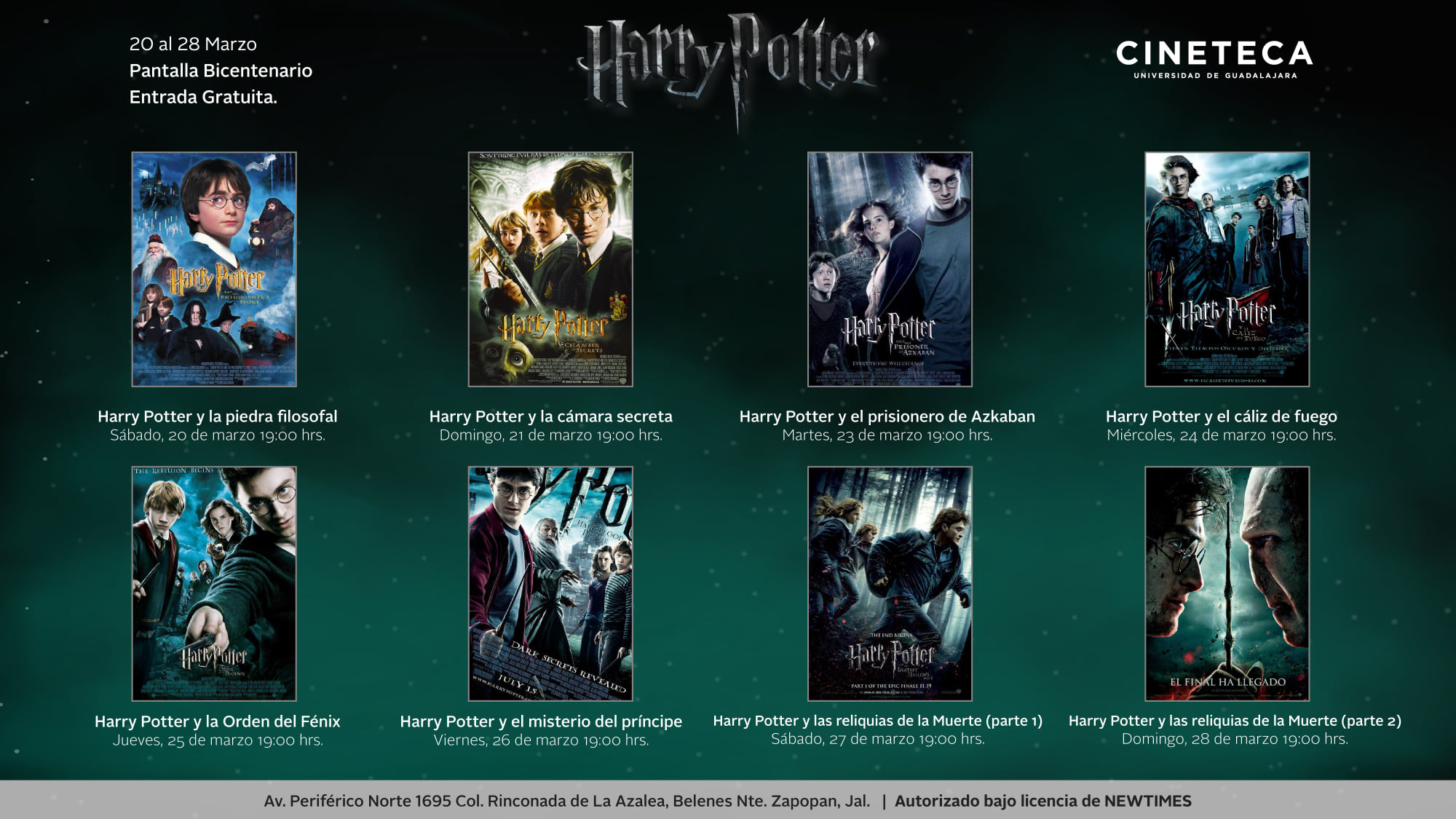Harry Potter en Cineteca FICG