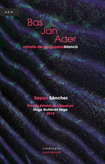 "Bas Jan Ader. Retrato de un Gusano Blanco", libro de poemas de Sayuri Sánchez