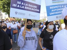CUCBA sale a las calles para demandar respeto a la autonomía universitaria