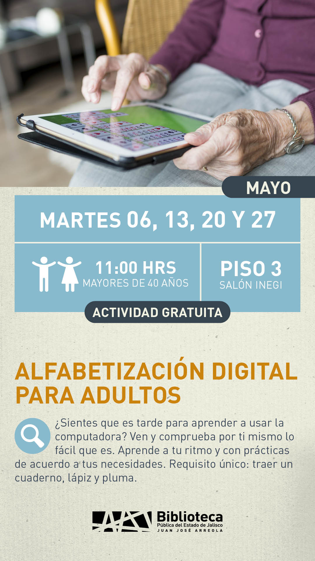 06, 13, 20 Y 27 ALFABETIZACIÓN DIGITAL