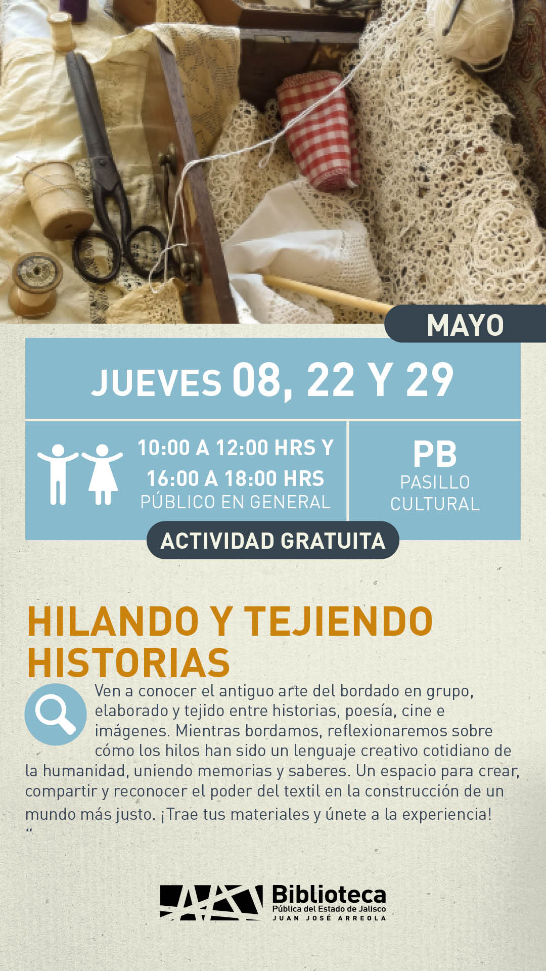 08, 22 Y 29 HILANDO Y TEJIENDO