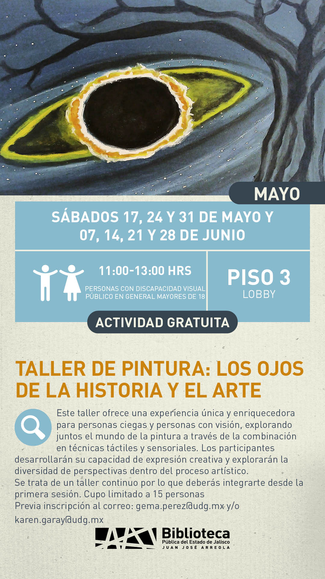17, 24 Y 31 TALLER DE TIFLOTECNIA