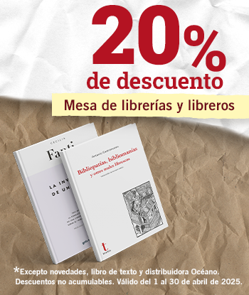 Mesa de librerias y libreros_