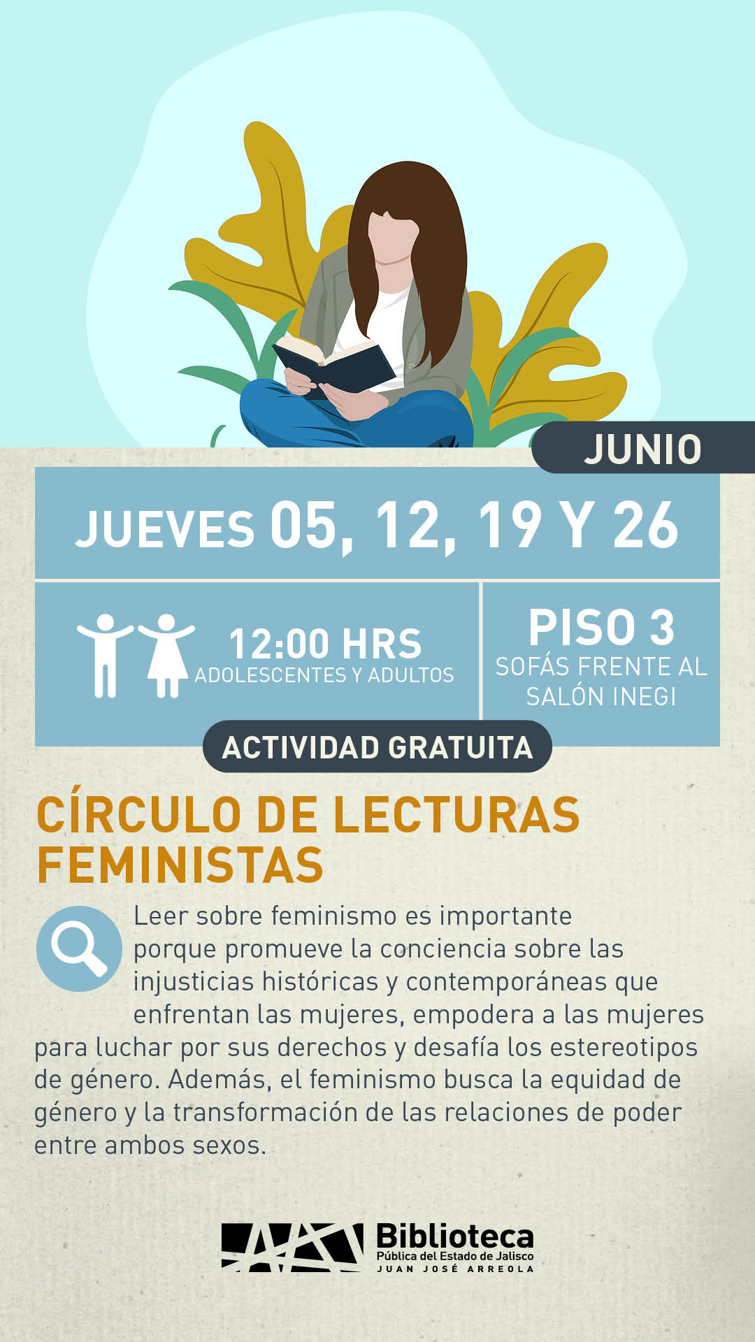 05, 12, 19 Y 26 LECTURAS FEMINISTAS