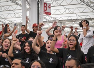Inauguran el Xll Congreso Estatal Feuista en el Pabellón Universitario
