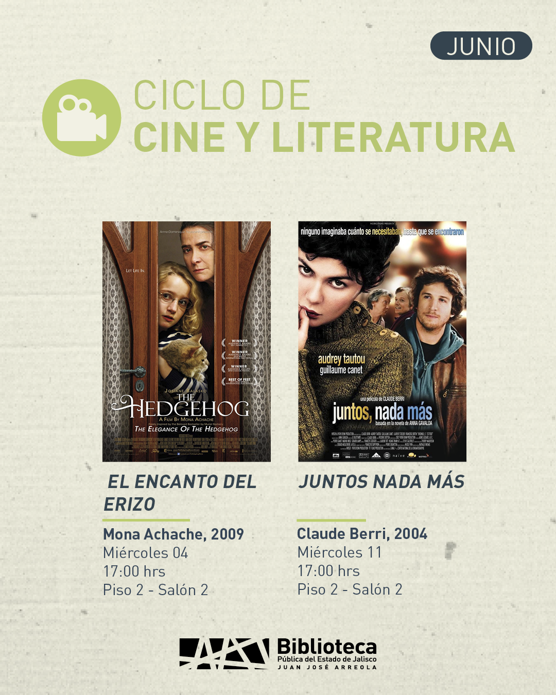 CARTELERA CINE JUNIO 3