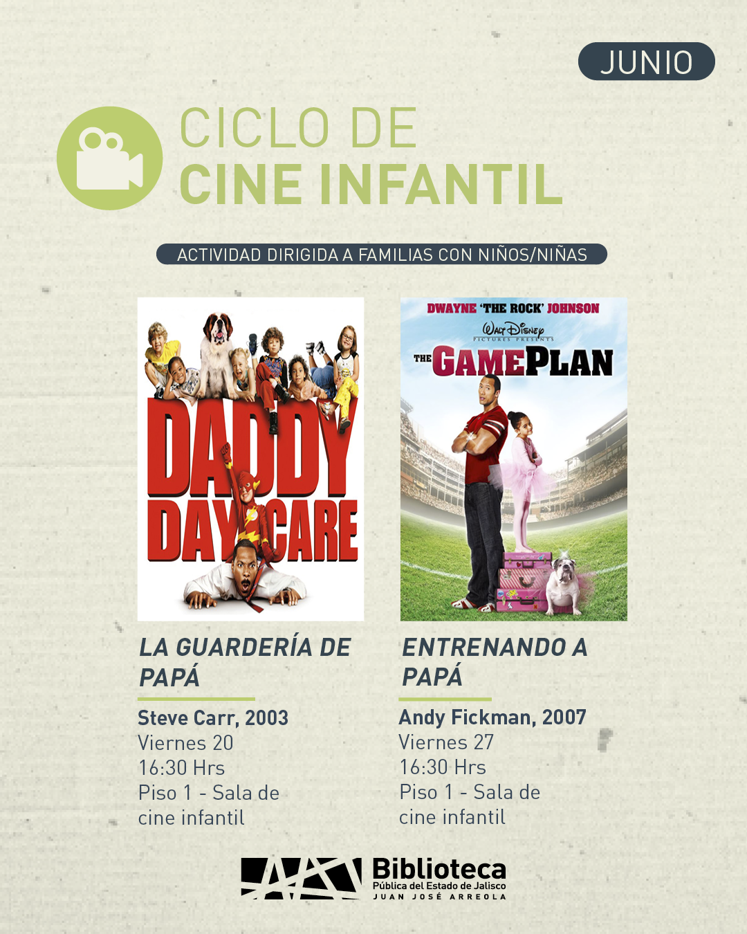 CARTELERA CINE JUNIO 6