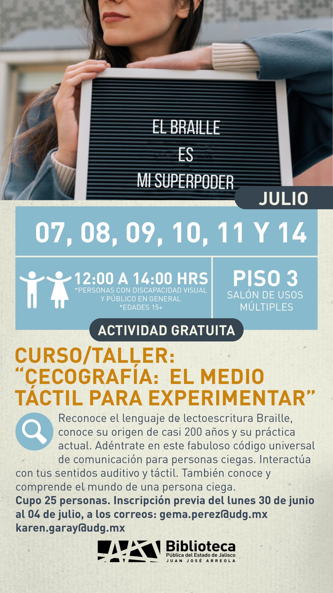 07, 08, 09, 10, 11, 14, TALLER CECOGRAFÍA