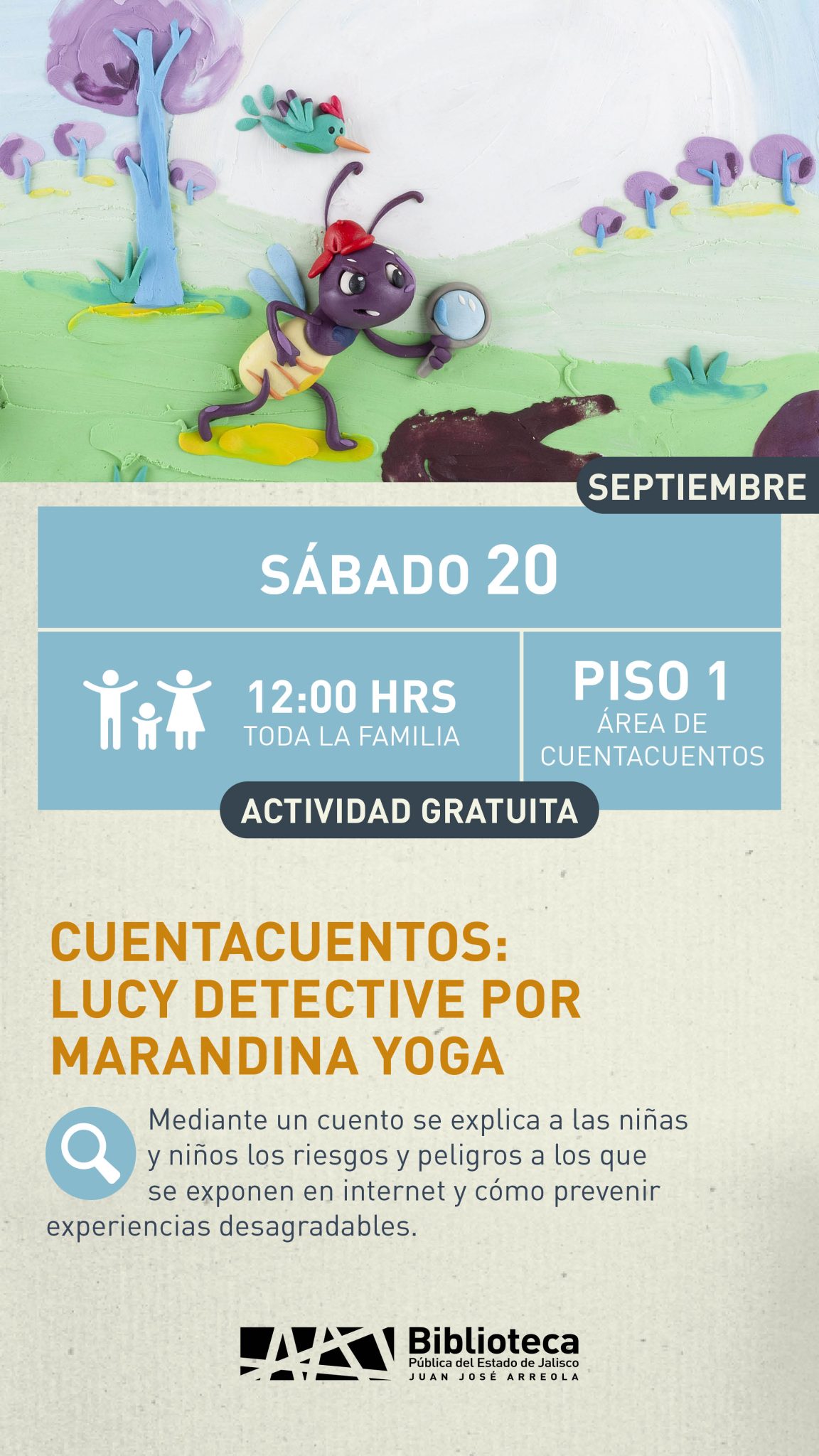 20 CUENTACUENTOS LUCY DETECTIVE