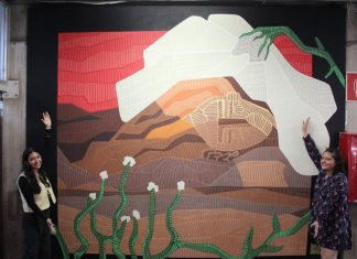 Inauguran en CUAAD mural inspirado en ‘Luvina’ de Juan Rulfo