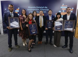 Universitarias y universitarios ganan Premio Estatal de Innovación, Ciencia y Tecnología 2025