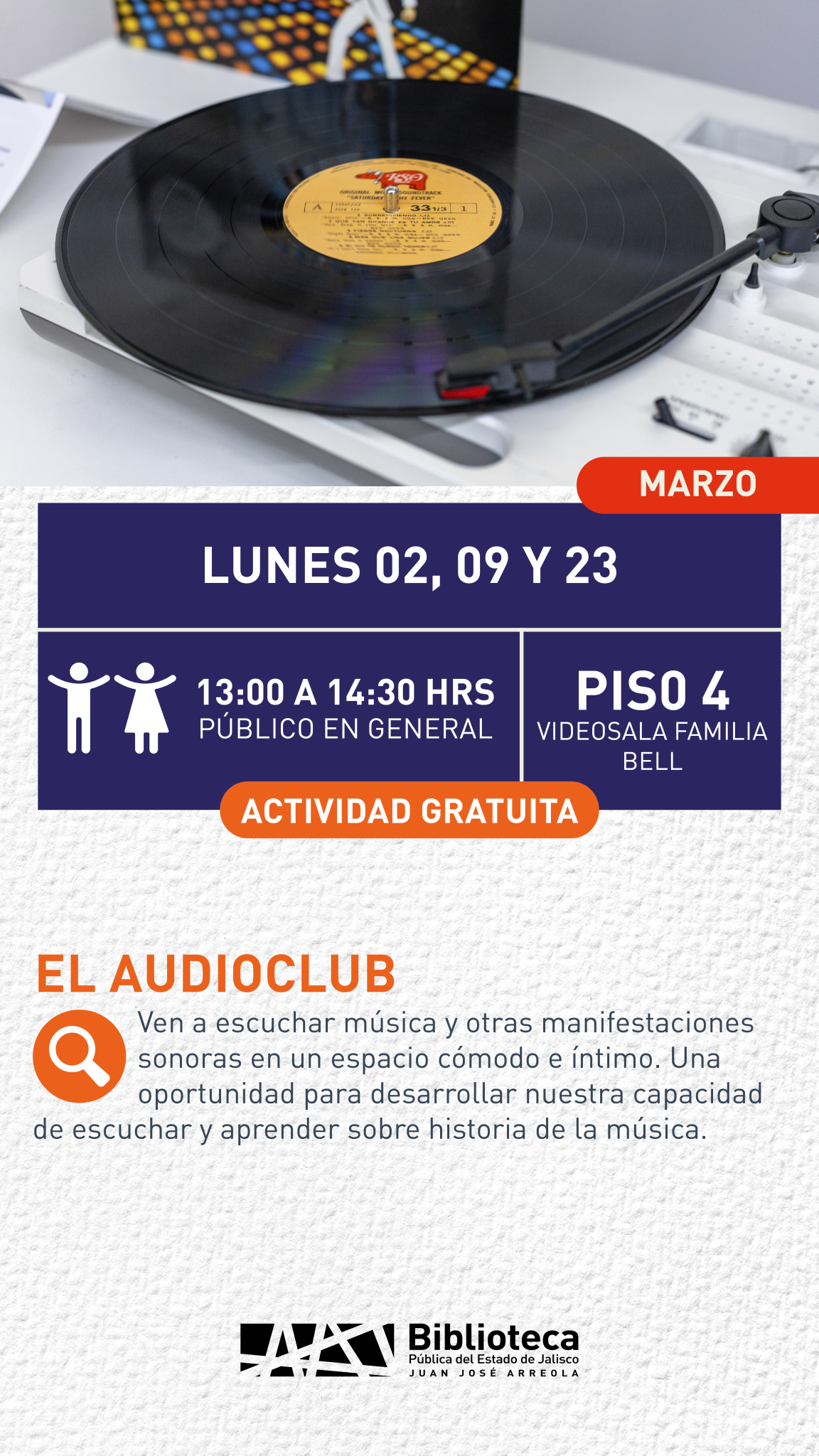 02, 09 Y 23 EL AUDIOCLUB