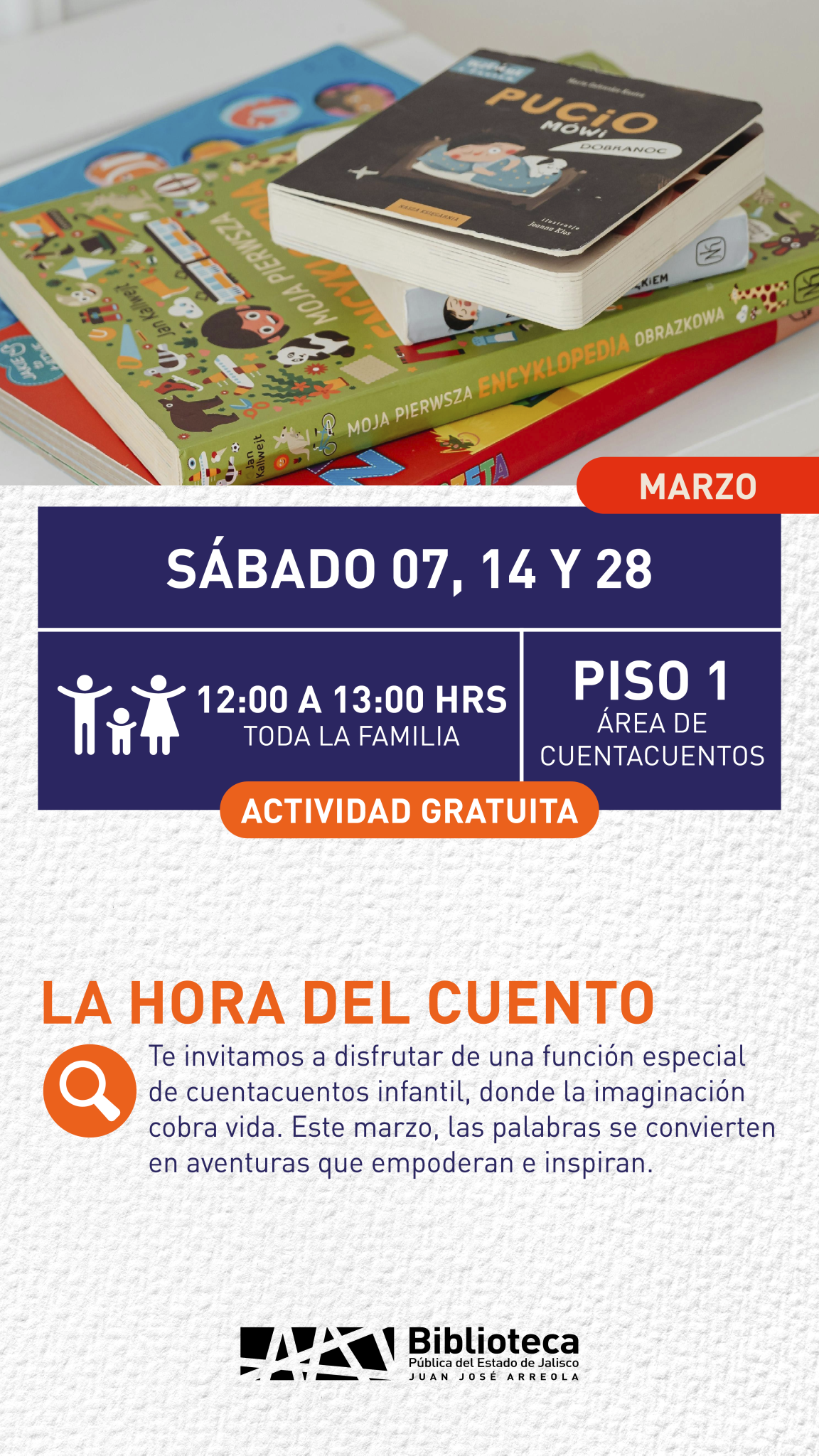 07, 14 Y 28 LA HORA DEL CUENTO