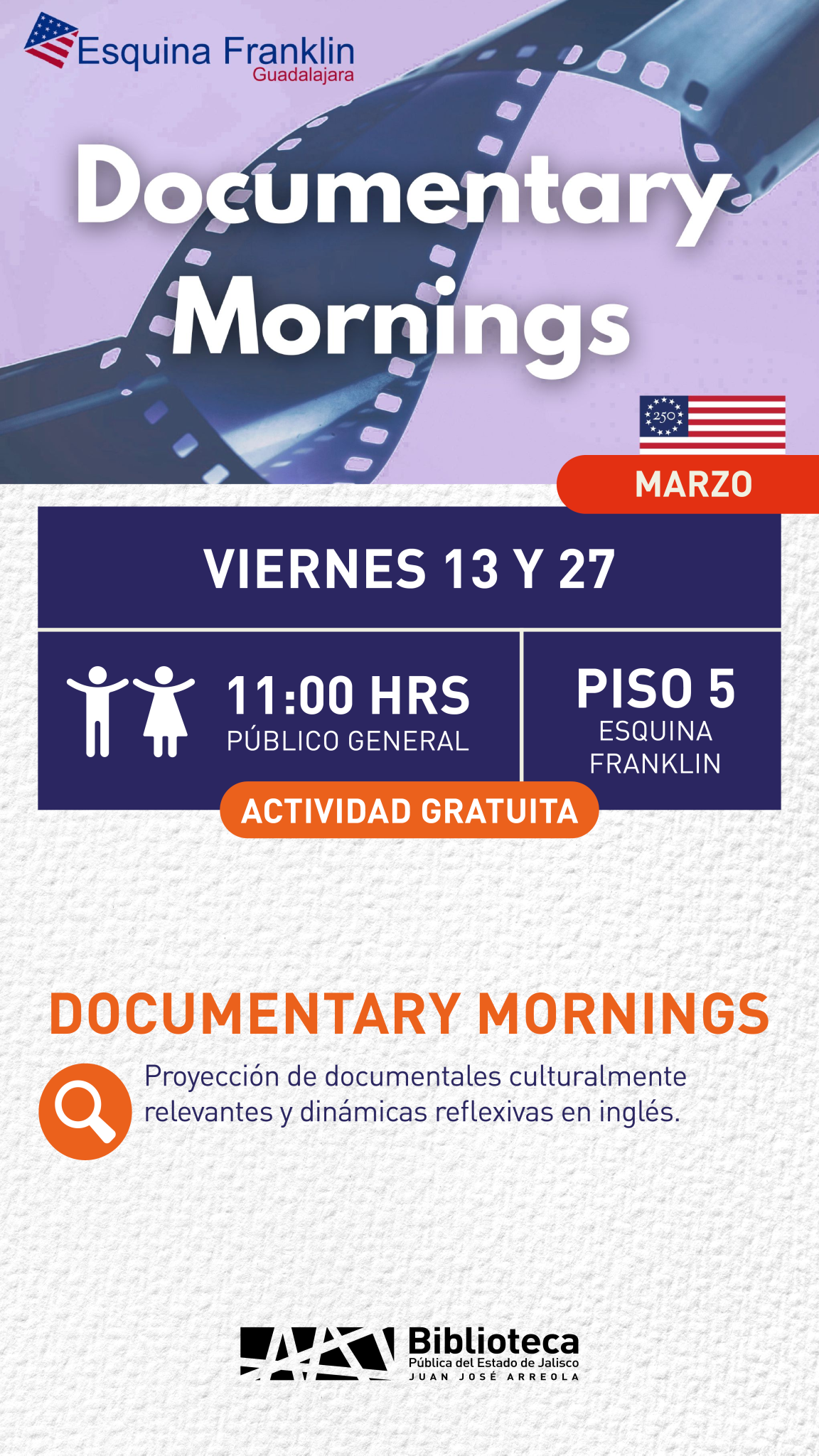 13 Y 27 DOCUMENTARY MORNINGS