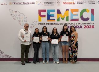 Alumnas del SEMS logran segundo lugar en la Feria Mexicana de Ciencias