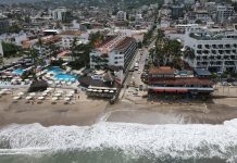 Playa del Holi en Puerto Vallarta pierde 13 mil metros cuadrados de superficie en la última década