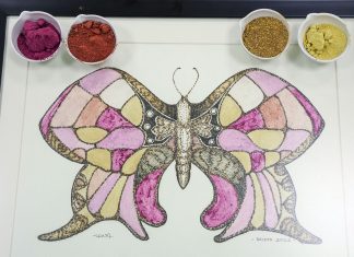 Con recursos naturales del Norte de Jalisco crean tintas para creaciones artísticas