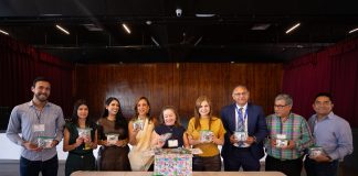Rectora General dona leche humana en polvo a Hogar Cabañas