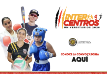 Convocan a participar en el XXIII Campeonato Intercentros Universitarios