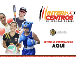 Convocan a participar en el XXIII Campeonato Intercentros Universitarios